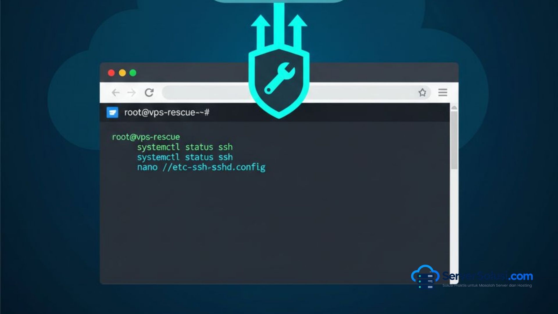 VPS tidak bisa diakses setelah restart
